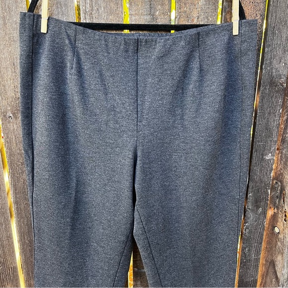 J.Jill Ponte Slim Leg Charcoal Gray Pull On Pants Sz XL - Picture 4 of 12